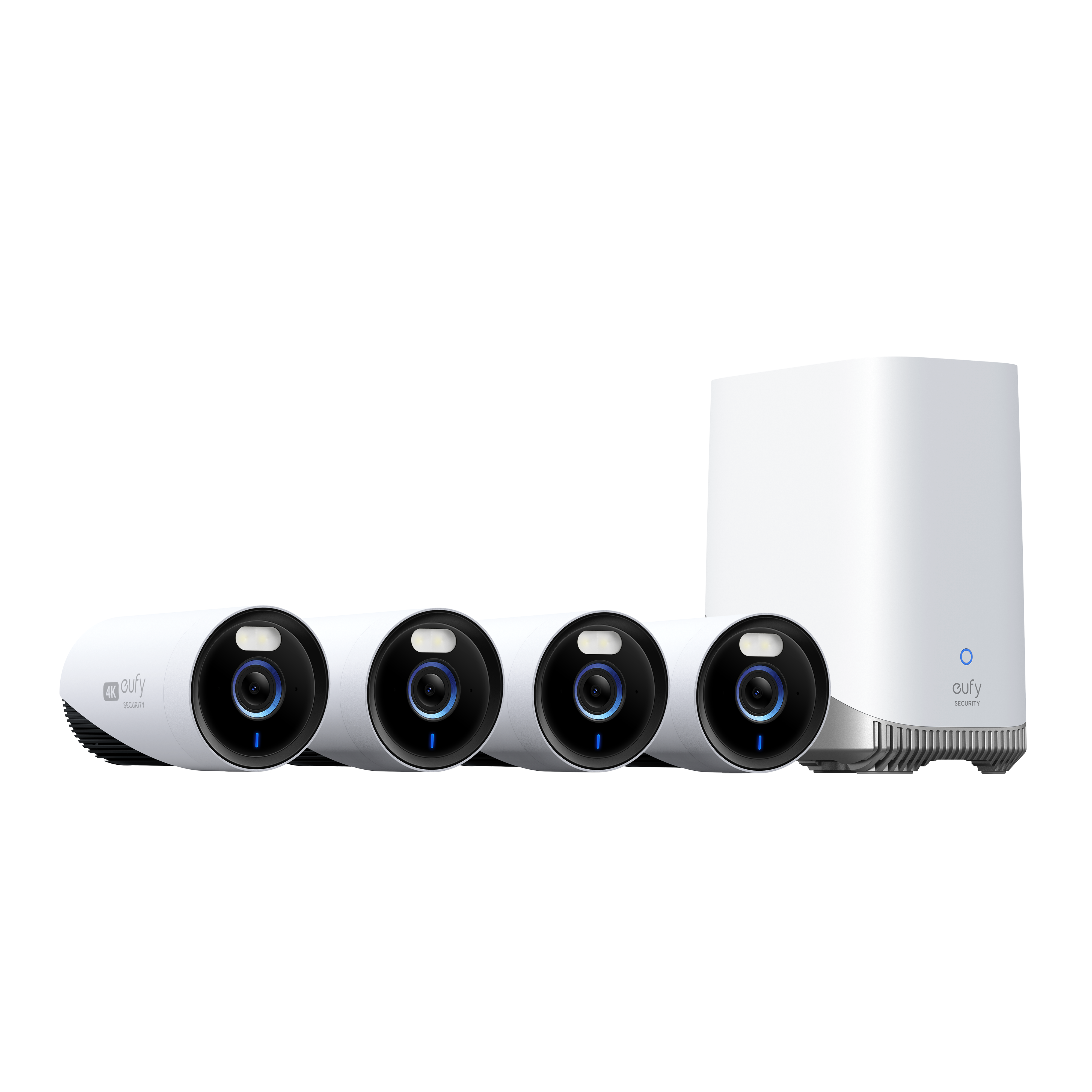 Eufy Cam E330 (Professional) 4-Cam Kit 4K | White Eufy Cam E330 (Professional) 4-Cam Kit 4K | White